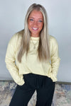 The Sunshine State Top - Yellow Wide Long Sleeve T-shirt