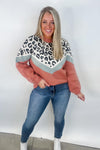 Spotted In Style - Leopard Print Sweater