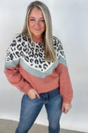 Spotted In Style - Leopard Print Sweater