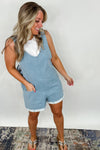 Easy Does It Romper - Light Blue
