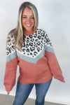Spotted In Style - Leopard Print Sweater