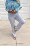 The Y2K Yoga Pants - Heather Grey