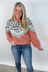 Spotted In Style - Leopard Print Sweater
