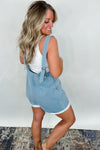 Easy Does It Romper - Light Blue