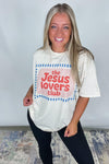 The Jesus Lovers Club - Ivory Graphic Tee