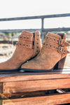 Elsa Leather Ankle Boot in Tan