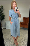 Wait For It Denim Shirtdress