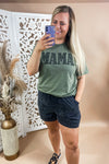 Acid Wash Shorts - {Black, Camel, Olive}