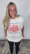 The Jesus Lovers Club - Ivory Graphic Tee