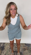 Easy Does It Romper - Light Blue