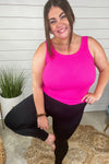 Back On Track- Black Heavy Spandex Full Length Leggings