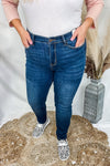 The Judy's - Dark Denim Non Distressed Jeans