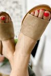 Treat Me Equal- {Tan & Cheetah} Suede Slide Sandal