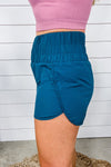 Hustle Hard- VARIETY COLORS- High Waisted Active Shorts w/ Elastic Band