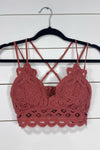 Feel Pretty- Lace Bralette - VARIETY COLORS