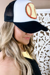 Softball Chenille Trucker Hat